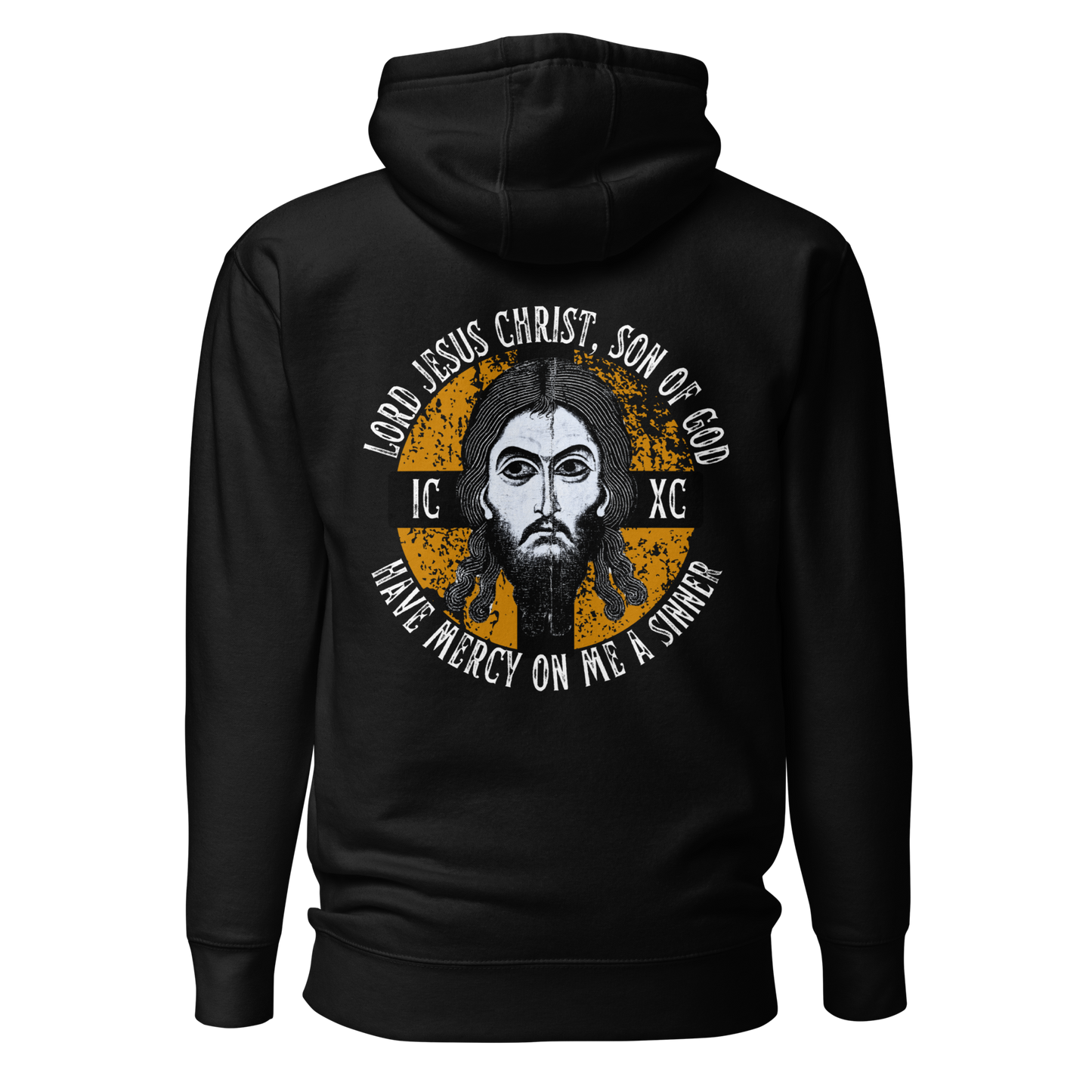 Orthodox Jesus Prayer Hoodie with Mandylion Icon