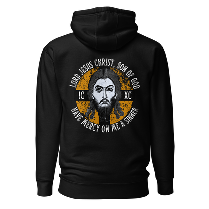 Orthodox Jesus Prayer Hoodie with Mandylion Icon
